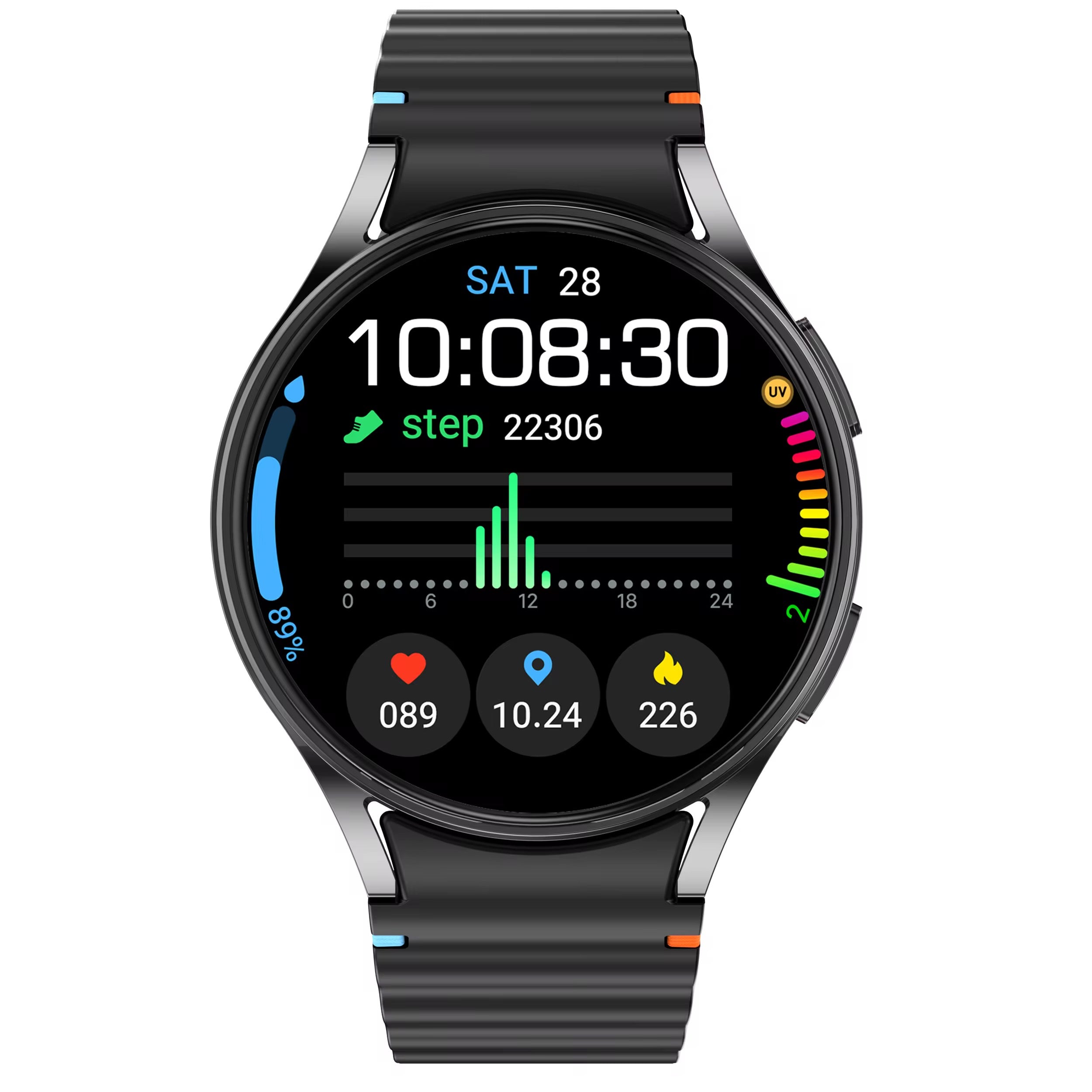 Smart Active – Montre connectée Bluetooth compatible Android & iPhone